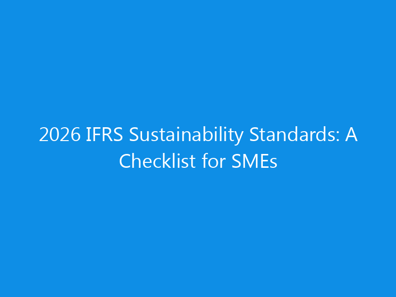 2026 ifrs sustainability standards a checklist for smes 1090 908b1 skyweb