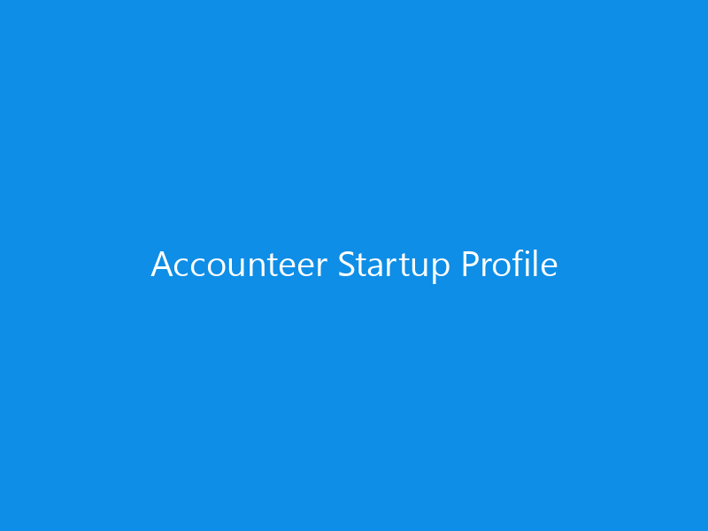 Accounteer Startup Profile