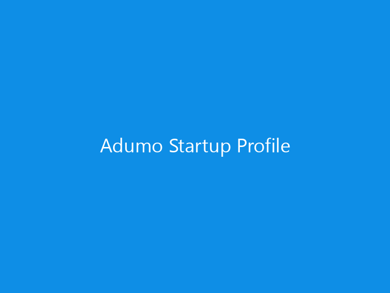 Adumo Startup Profile