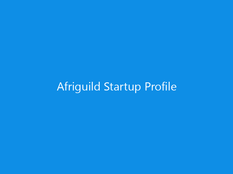 Afriguild Startup Profile