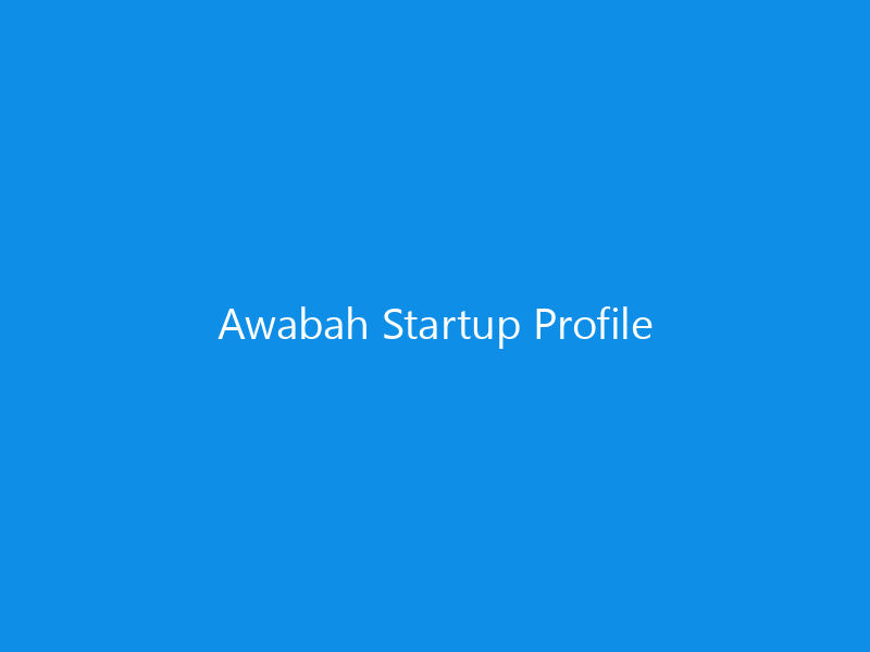Awabah Startup Profile