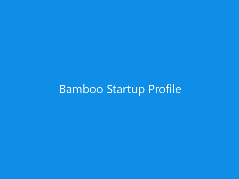 Bamboo Startup Profile