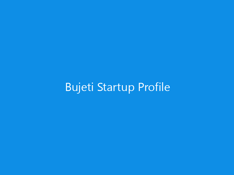 Bujeti Startup Profile