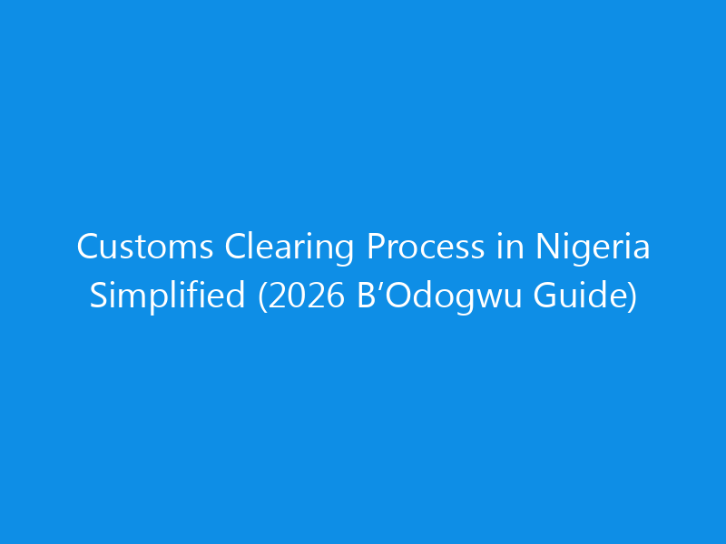 customs clearing process in nigeria simplified 2026 bodogwu guide 1763 fe4b0 skyweb