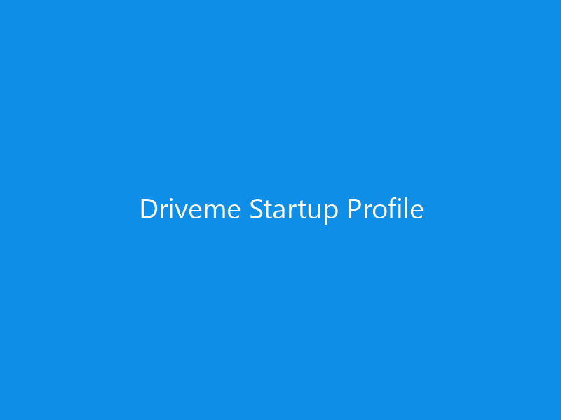 Driveme Startup Profile