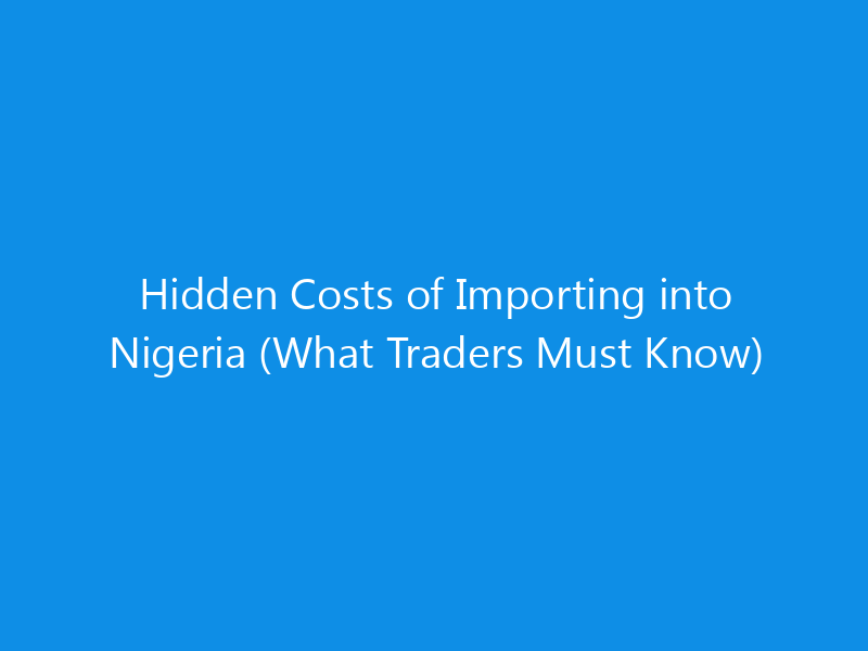 Hidden Costs of Importing into Nigeria (What Traders Must Know) 1 hidden costs of importing into nigeria what traders must know 1735 3a665 skyweb