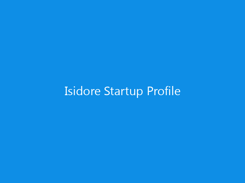 Isidore Startup Profile