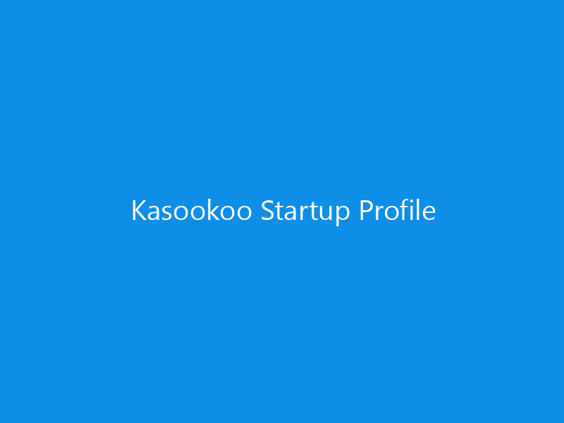 Kasookoo Startup Profile