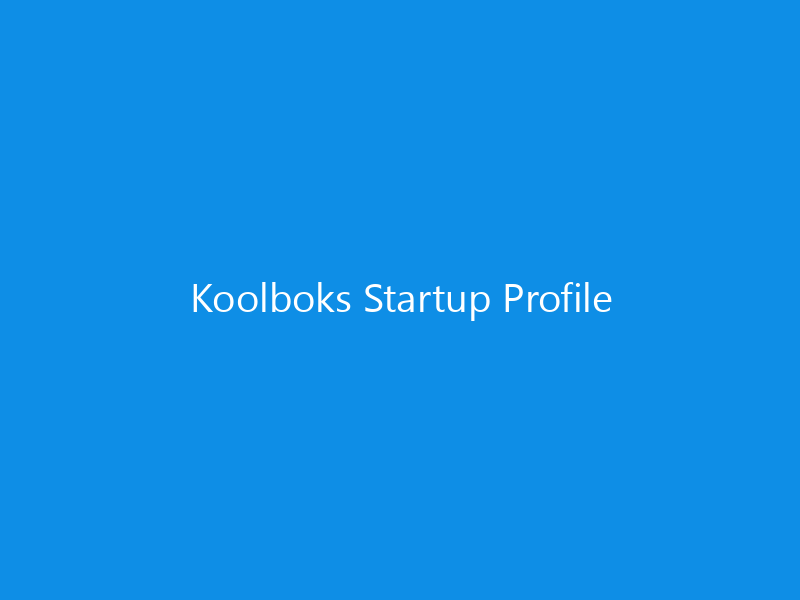 Koolboks Startup Profile