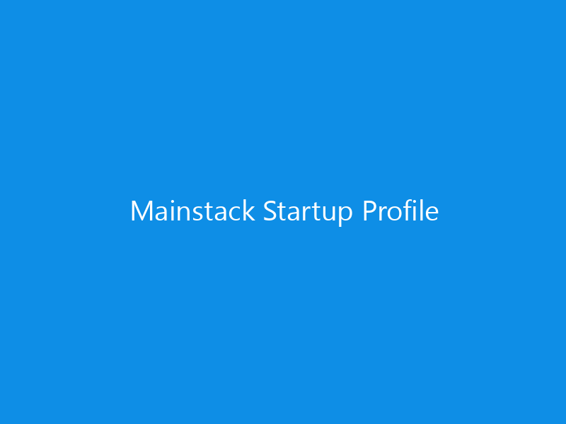 Mainstack Startup Profile