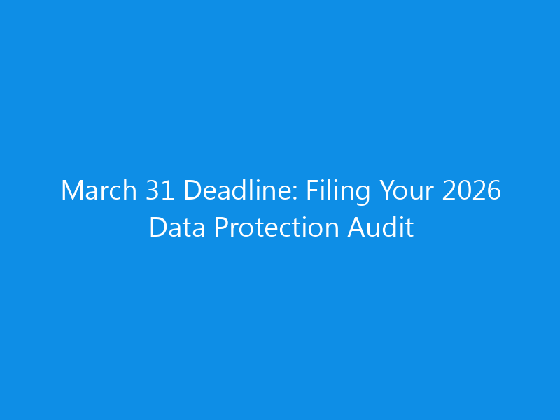 march 31 deadline filing your 2026 data protection audit 1091 27027 skyweb