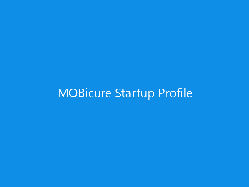 MOBicure Startup Profile