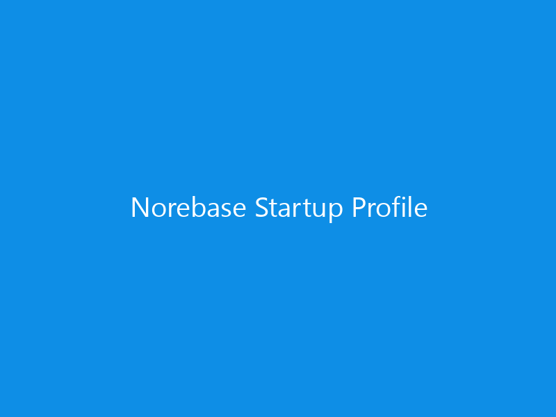 Norebase Startup Profile