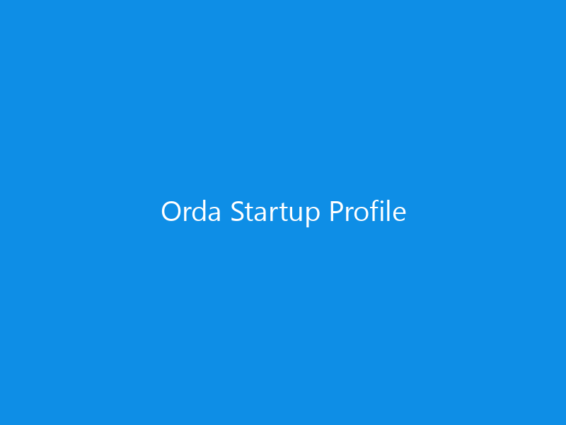 Orda Startup Profile