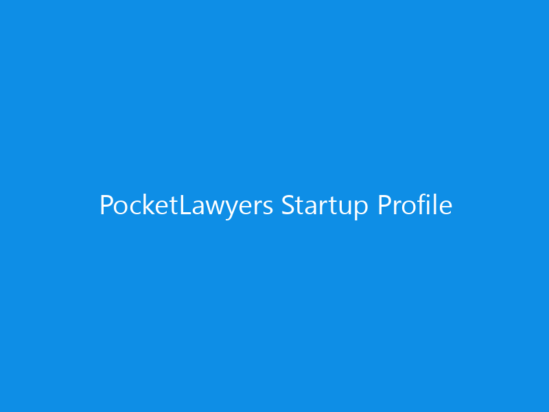 PocketLawyers Startup Profile