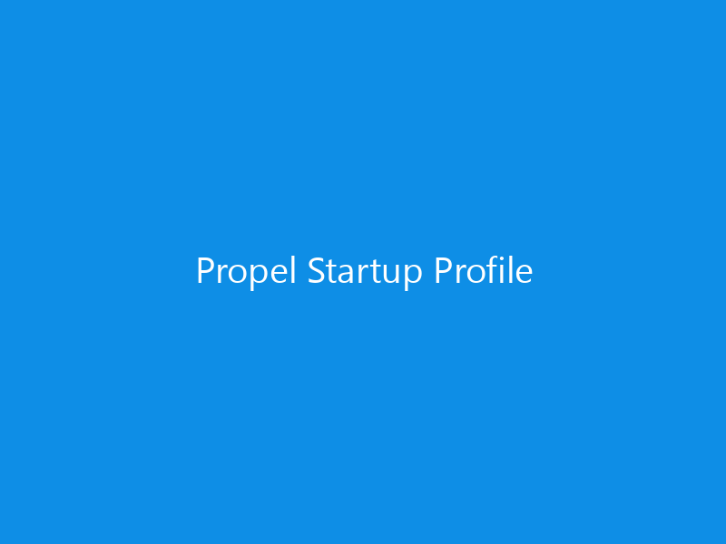 Propel Startup Profile