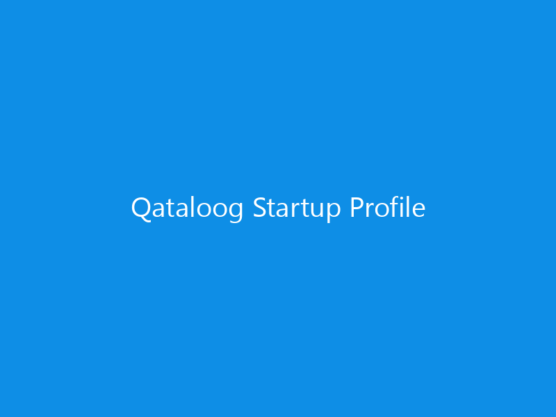 Qataloog Startup Profile