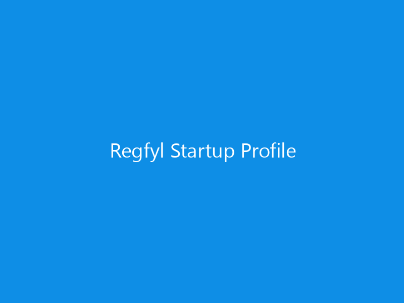 Regfyl Startup Profile