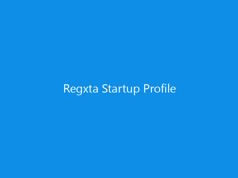 Regxta Startup Profile