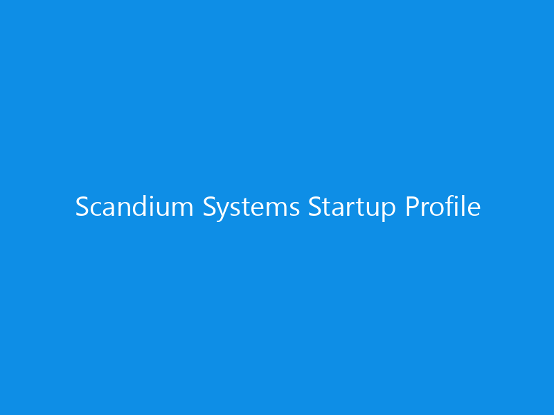 Scandium Systems Startup Profile