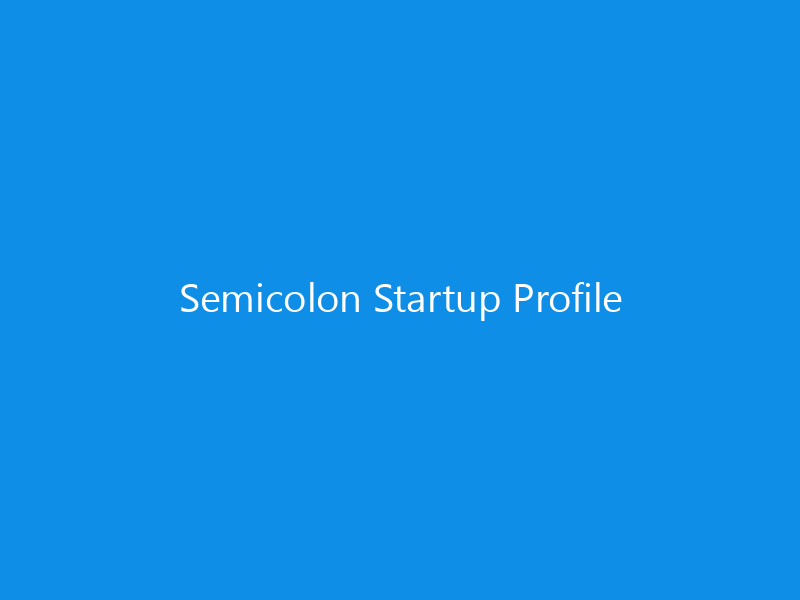Semicolon Startup Profile