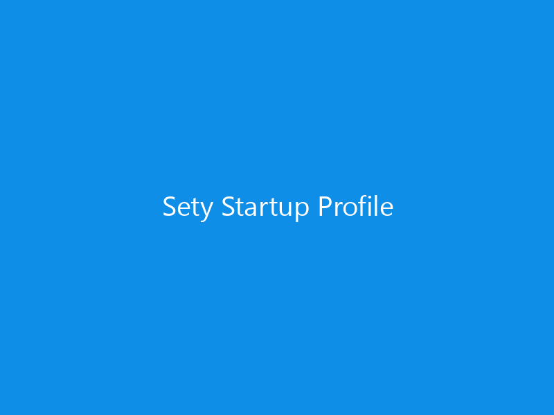 Sety Startup Profile