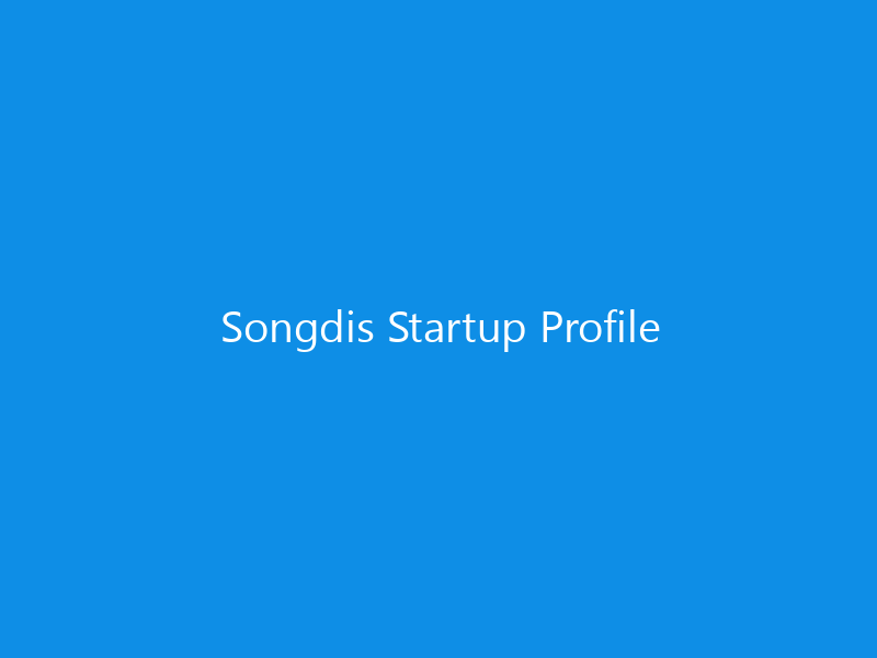 Songdis Startup Profile 2 Songdis Startup Profile