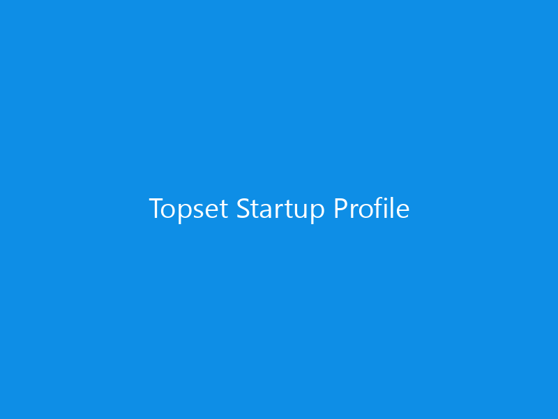 Topset Startup Profile