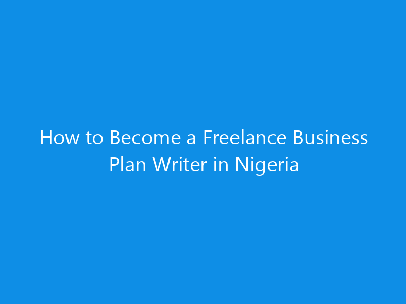 How to Become a Freelance Business Plan Writer in Nigeria 1 how to become a freelance business plan writer in nigeria 4967 81d01 skyweb