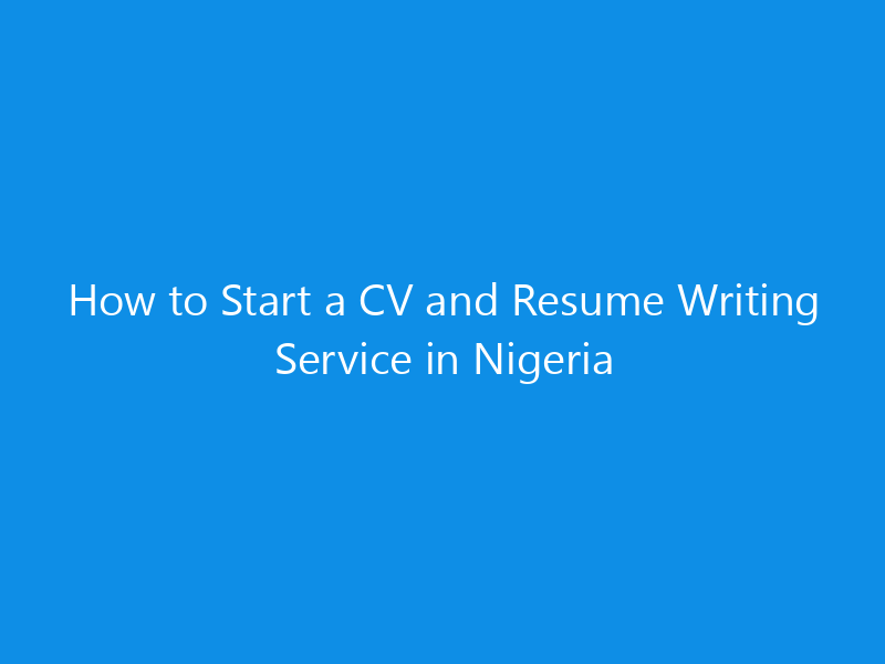 How to Start a CV and Resume Writing Service in Nigeria 1 how to start a cv and resume writing service in nigeria 4932 8236f skyweb