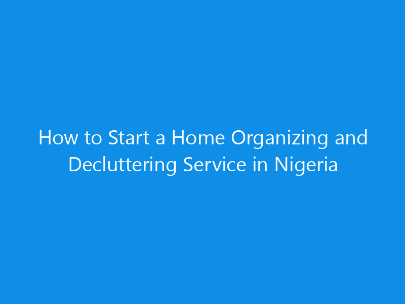 how to start a home organizing and decluttering service in nigeria 4992 15084 skyweb