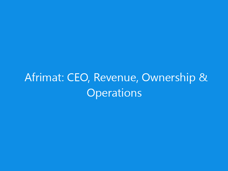afrimat ceo revenue ownership operations 6290 6eb6c skyweb