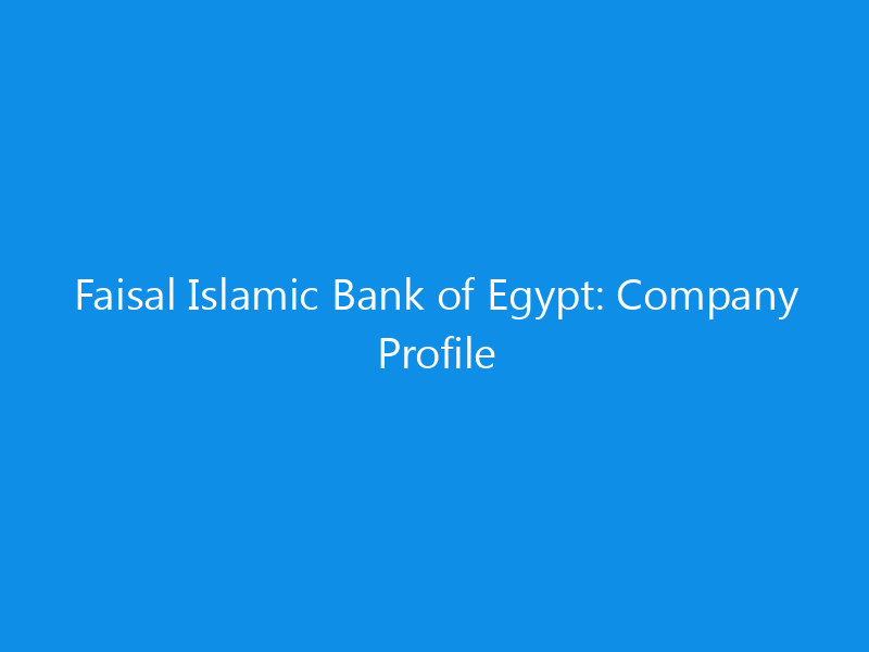 faisal islamic bank of egypt company profile 6377 c7543 skyweb