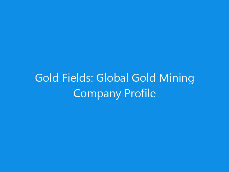 gold fields global gold mining company profile 6150 1720e skyweb