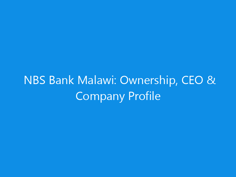 nbs bank malawi ownership ceo company profile 6372 82129 skyweb