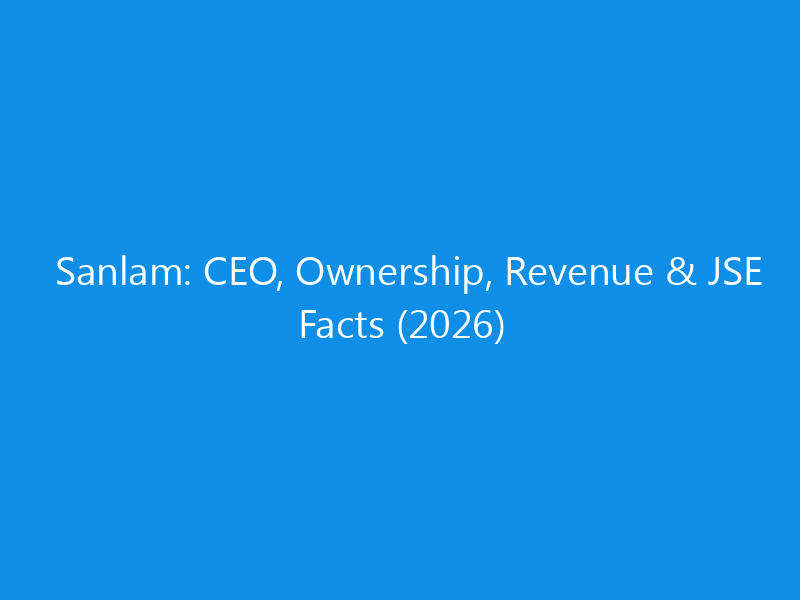 sanlam ceo ownership revenue jse facts 2026 6236 07d32 skyweb