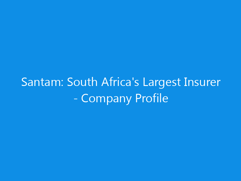 santam south africas largest insurer company profile 6214 4480c skyweb