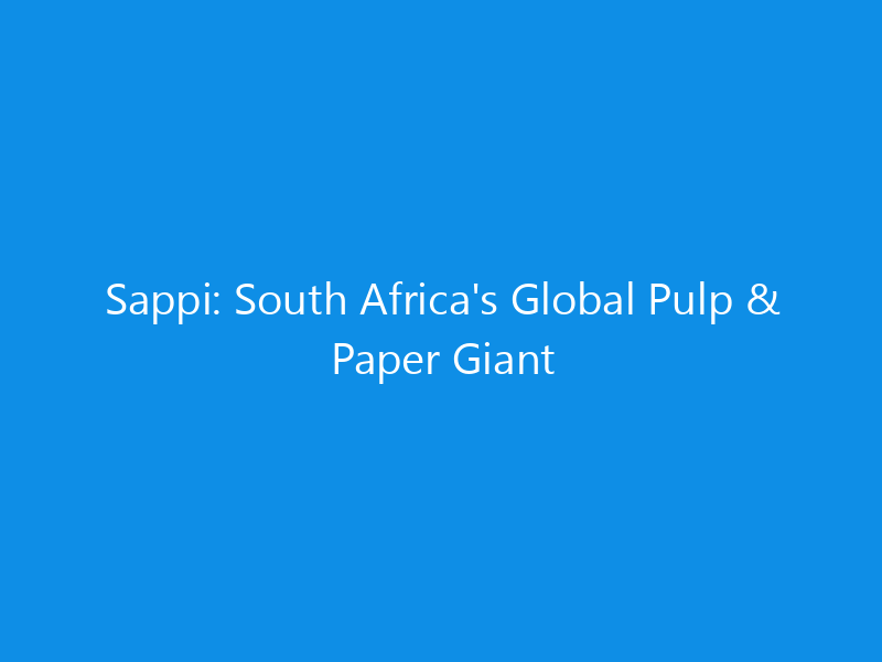 sappi south africas global pulp paper giant 6146 e39aa skyweb