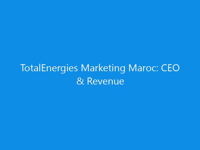 totalenergies marketing maroc ceo revenue 6331 c8d20 skyweb