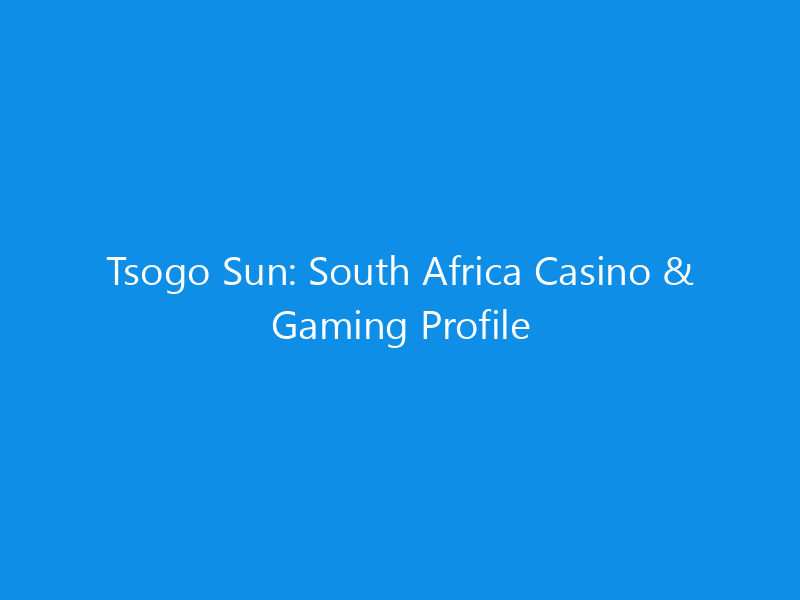 tsogo sun south africa casino gaming profile 6262 adb0b skyweb