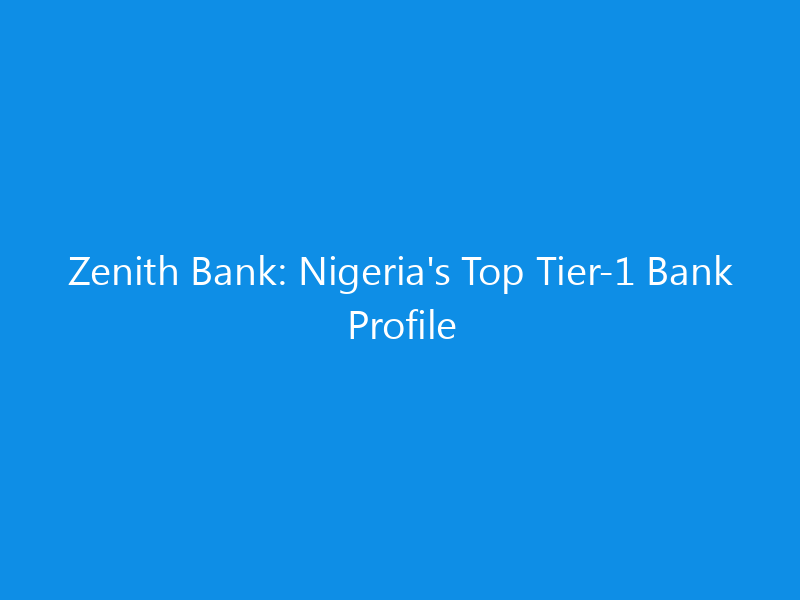zenith bank nigerias top tier 1 bank profile 6184 1115f skyweb